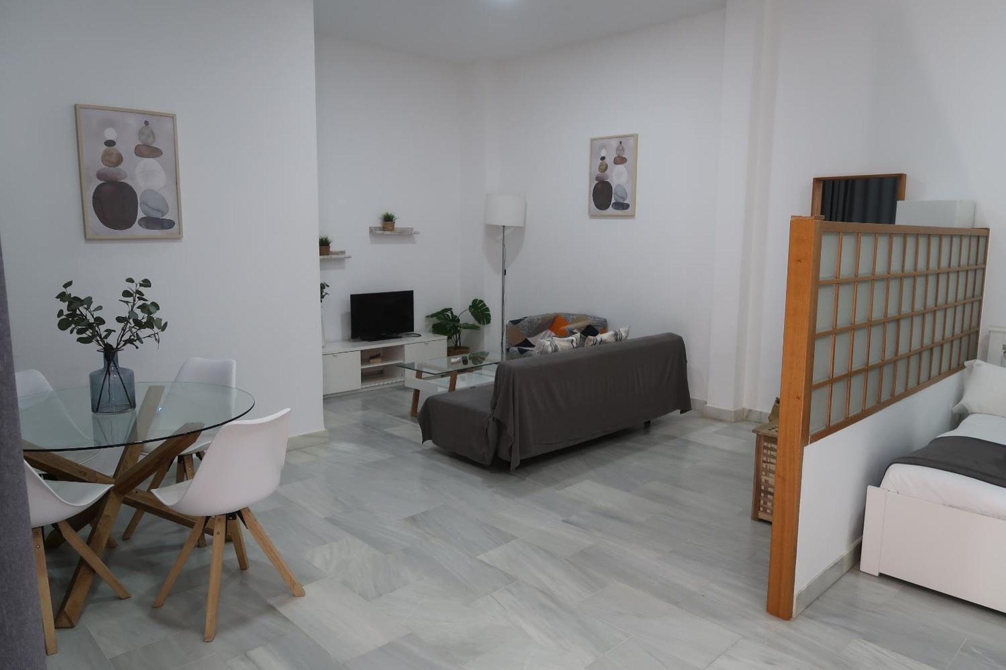 J & E Malaga Center Apartamentos Bagian luar foto